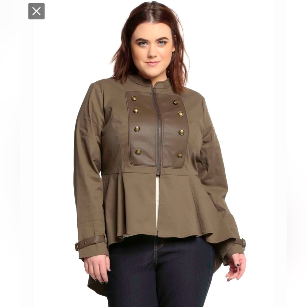 Torrid Disney Peter Pan Military Jacket Size 2x 16/18